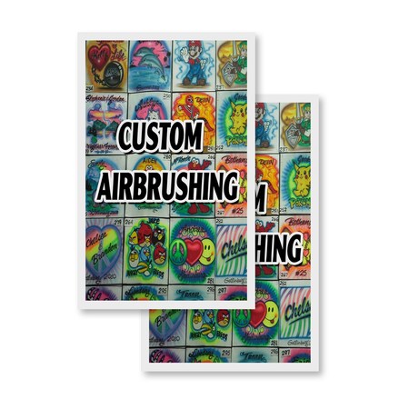 Signmission Custom Airbrushing, Vinyl Decals Only 24 Inch x 36 Inch, Vinyl Decal, 2PK DSB-2436-2PACK-Custom Airbrushing