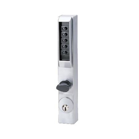Simplex Kaba Narrow Stile Mechanical Pushbutton Lock; Combination Entry Passage Lockout 300126D