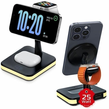 Spracht FLEXCHARGE 4 (4-IN-1 WIRELESS CHARGER FOLDABLE) - BLACK FC4B