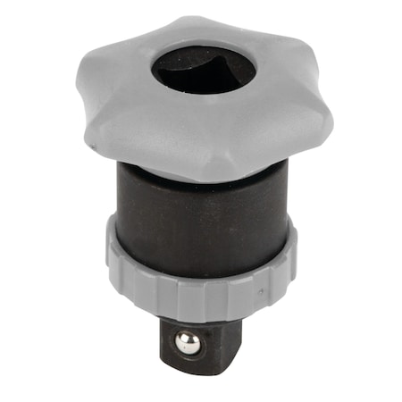 Performance Tool 1/2 in. Dr. Ratcheting Adapter, Breaker Bar, Palm Ratchet, Chrome Vanadium W32114