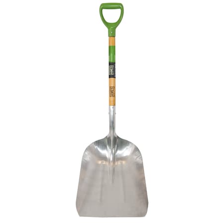 Ames #10 Aluminum Scoop, Hardwood Handle, D-Grip 2672300
