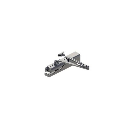Hager Companies ADA Surface Mount Door Closer, Adjustable Spring Size 1 - 6, Grade 1, Tri-Packed, Sprayed Aluminum 5200 1-6 ALM