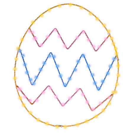 Celebrations Easter Egg Silhouette Window Decor Metal 1 pk 14-03031A