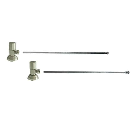 Mountain Plumbing Lavatory Kit 1/4 Turn Valve MT6004 Angle No Trap in Champagne Bronze MT6931-NL/CHBRZ