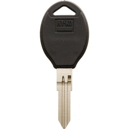 Hy-Ko Automotive Key Blank, Brass/Plastic, Nickel, For: Nissan Vehicle Locks 12005DA38