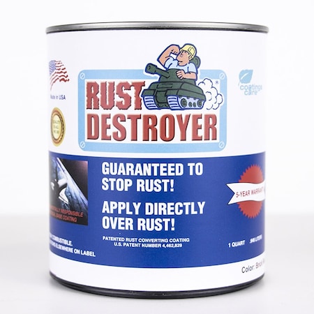 Rust Destroyer 1 Qt Advanced Protective Products Red Oil-Based Metal Primer 73004