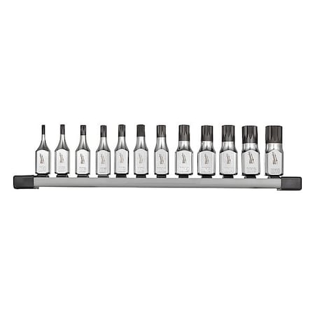 Milwaukee Tool Triple Square Bit Socket Set, Chrome 48-22-9536