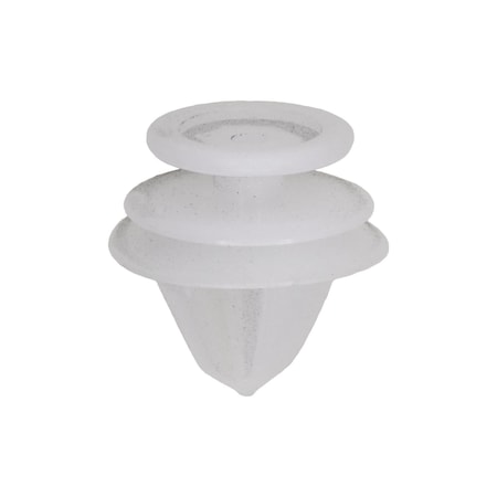 Auveco Peugeot/Citroen White Nylon Retainer 13mm Head., 16mm Middle Head., 18mm Bottom Head, 25PK 21814