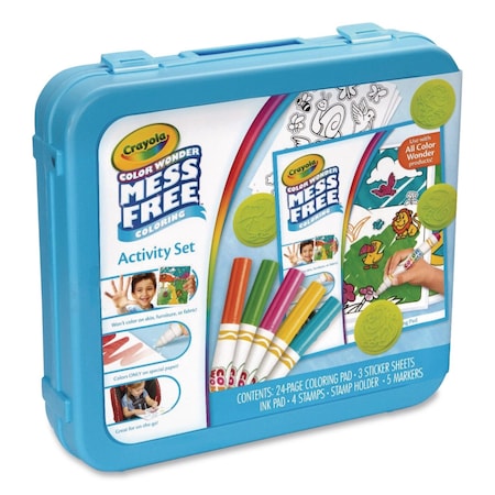 Crayola Color Wonder Art Kit, Ocean Animals, Ages 3 and Up, 24 Pages 75-2349