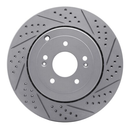Dynamic Friction Co DFC Geoperformance Rotor - Drilled and Slotted 830-03031R