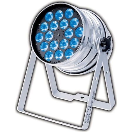 Deejay Led 125 Watt LED Stage or Club PAR CAN w/DMX Intelligent Lighting Control & Multi-color Capability, 110 DJ142SILVER