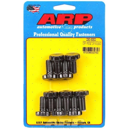 Arp 230-3002 0.44-20 in. Ring Gear Bolt Kit for GM ARP230-3002