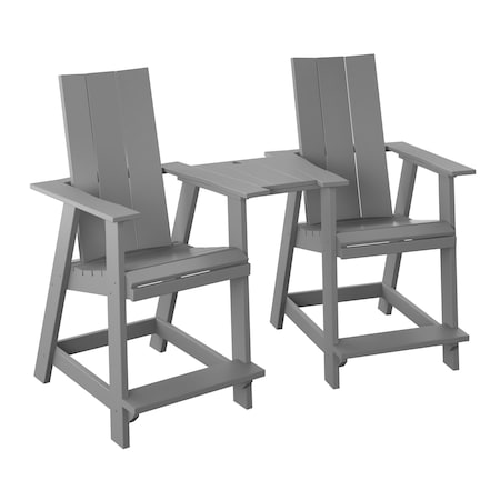 Polybird MODERN TETE-A-TETE LIGHT GRAY POLYBIRD P68