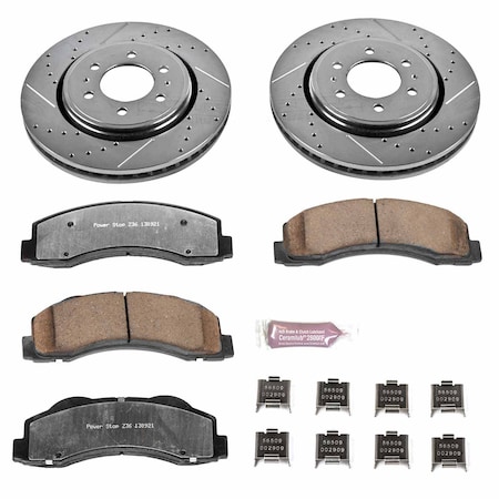 Powerstop FRONT TRUCK AND TOW BRAKE KIT K3167-36