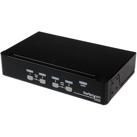 Startech.Com 4 Port 1U Rackmount USB KVM Switch with OSD SV431DUSBU