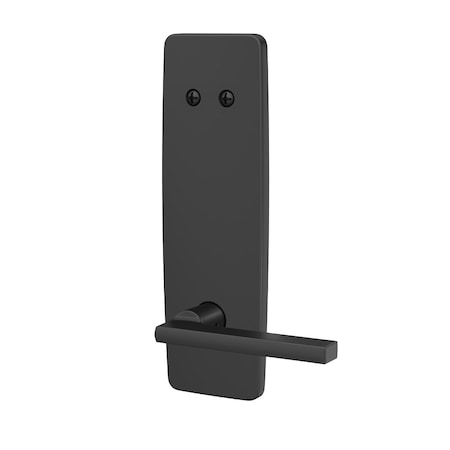 Schlage Residential Schlage Custom Latitude Lever with Greene Escutcheon Dummy Interior Trim Matte Black Finish FCT94LAT622GEE