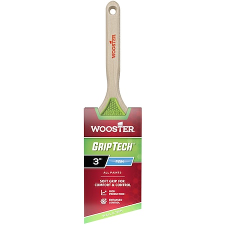 Wooster 3 in Angle Sash Firm, Paint Brush 5401-3