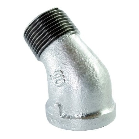 Msi Products 3/8in INDUSTRIAL 150lb Black Malleable Iron 45 Street Elbow A2010806