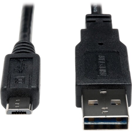 Tripp Lite USB Reversible 2.0 Cable, 5Pin, 10pc, 1ft UR050-001-24-10