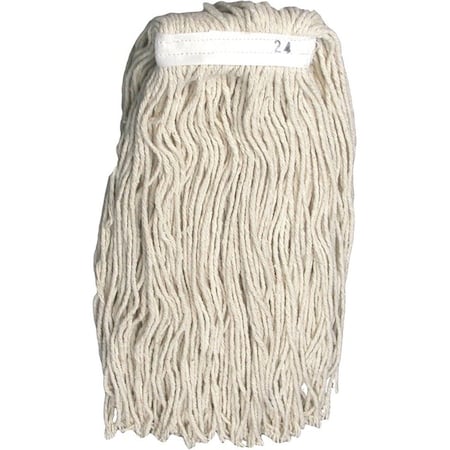 Birdwell Saddle Mop Head, 1-1/4 in Headband, Cotton 9051-12