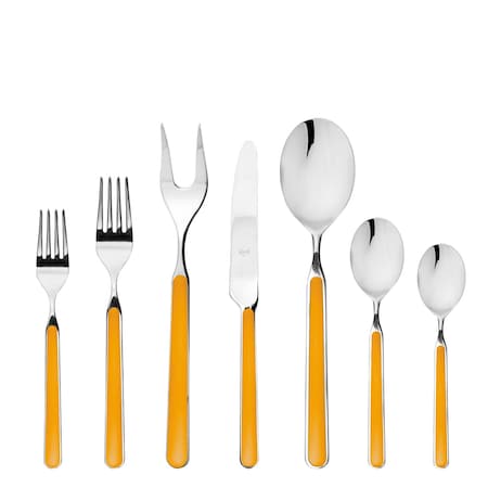 Mepra Fantasia Flatware Set - 32 Pieces - Mustard 10O722032