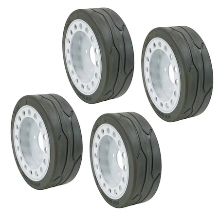 Mytee Products SkyJack 158436 Scissor Lift Tires 12 x 4 - Brake, 4PK SL-SKY-12-4-BRAKEx4