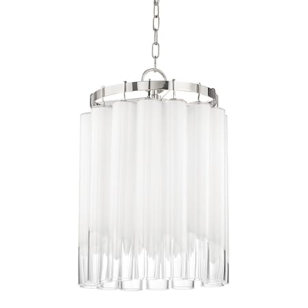 Hudson Valley Lighting Tyrell 4 Light Chandelier 16.25 In. Polished Nickel 8915-PN