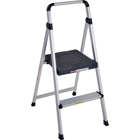 Cosco Cosco 11628ABK4 Folding Step Stool, 225 lb Weight Capacity, Steel 11628ABK4
