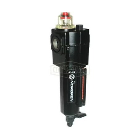 Dixon Series 1 Sub-Compact Micro-Fog Lubricator with Sight Glass, 1/4 in Port, 51 SCFM Flow Rate, 250 psi L72M-2MB