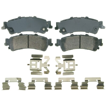 Wagner Brake QuickStop Rear Disc Brake Pad Set Ceramic,  ZD792A