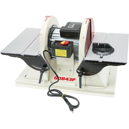 Grizzly 12" Double Disc Sander - Polar Bear Series G0843P