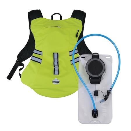 Ergodyne 3 ltr Lime Reflective Hydration Pack Kit 5160