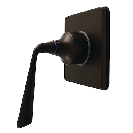 Kingston Brass Single-Handle Six-Way Diverter Valve with Square Trim Kit, Oil Rubbed Bronze KS4045ZL