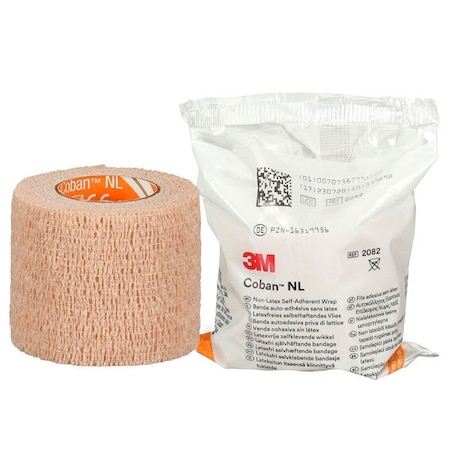 3M Bandage Self Adhrnt Coban 2"X5 Tan Lf Ns 36 Rl/Cs, 36PK MMM2082