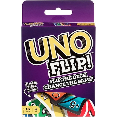 Mattel Uno Flip Card Game Multicolored GDR44