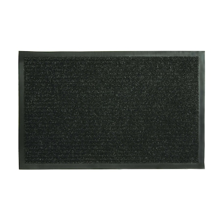 Southern Oaks Black 18in x 28in Dual Rib Door Mat 27390