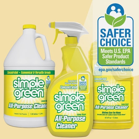 Simple Green 24 Oz. Lemon Liquid Cleaner & Degreaser 3010101214002
