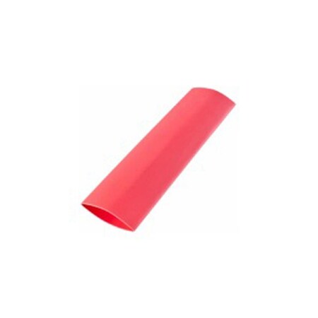 Acoustic Gb- HST-500R 0.5-0.25 x 3 in. Polyolefin Heat Shrink Tubing, Red AC430445