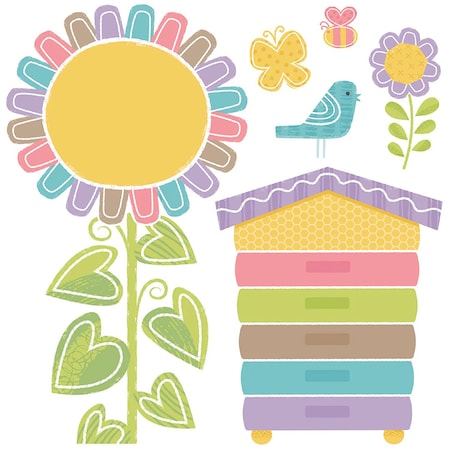 Trend Rainbow Garden Bulletin Board Set T8323