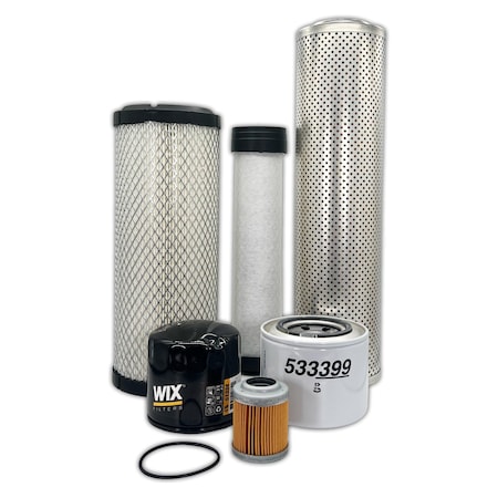 Hero Preventative Maintenance Kit John Deere 27D Excavator S/N -250000 5 Micron Fuel Filter MSU-JD-0509
