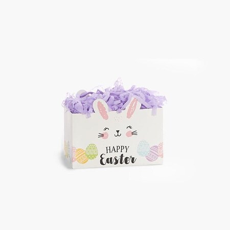 Nashville Wraps Happy Easter Bunny Basket Box, Small 6.75x4x5, 6PK EBES