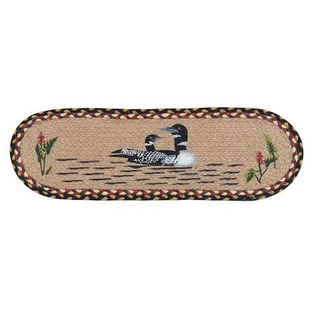 Palacedesigns 27 x 8.25 in. ST-OP-43 Loon Oval Stair Tread PA2842494