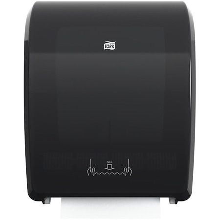 Tork Mechanical Hand Towel Roll Dispenser, H80 System, 12.32 x 9.32 x 15.95, Black 772828