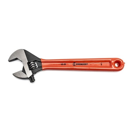 Crescent 12" Adjustable Black Oxide Cushion Grip Wrench - Carded AT212CVS