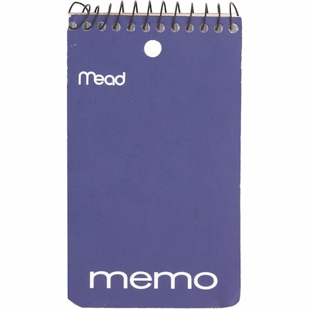 Mead Wirebound Memo Book, Assorted MEA45354