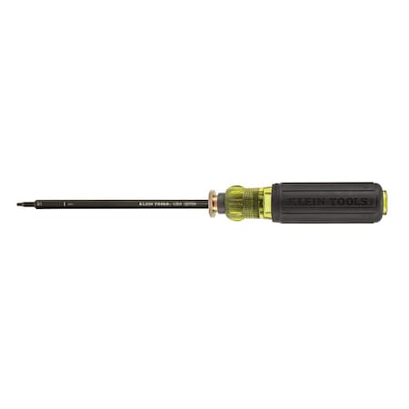 Klein Tools Screwdriver, Adjustable Length, SQ #1, #2 #1, #2 4" to 8" 32708
