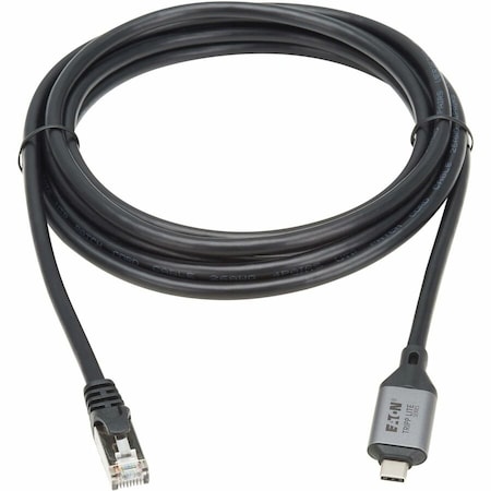 Eaton EATON USB-C To Rj45 Gigabit Ethernet Cable M/m, USB 3.2 Gen 1, 5m U436-05M