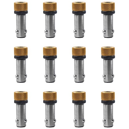 Buildpro Ball Lock Bolt Fastenner, For 5/8" Hole T55015-12PPK