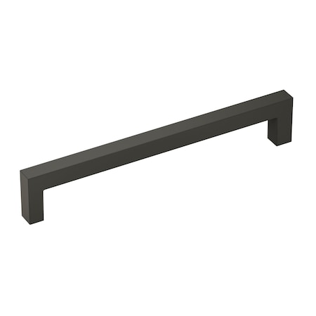 Amerock Monument 6-5/16 in 160 mm Center-to-Center Matte Black Cabinet Pull BP36572FB