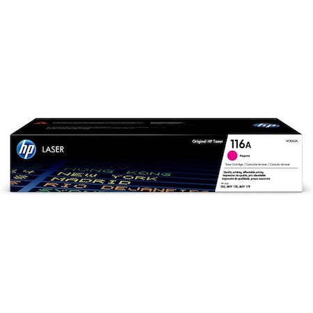 Hp HP 116A, W2063A Magenta Original LaserJet Toner Cartridge, 700 Yield W2063A